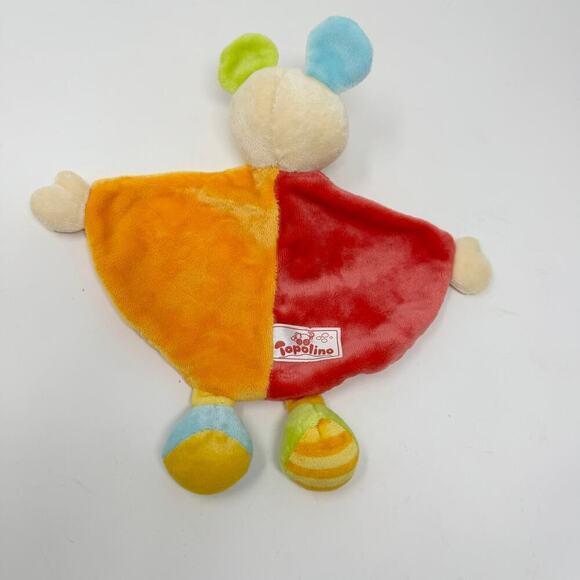 Ernsting's Famiy Topolino Mouse Rattle Lovey Minky Fleece Baby Security Blanket - Picture 8 of 10